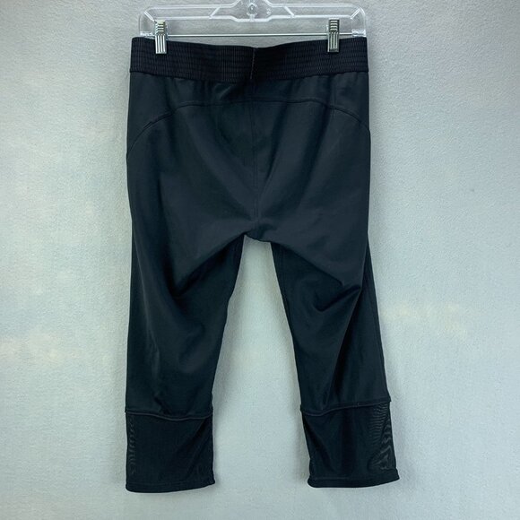 Athleta Derek Lam IOC Leggings Womens Large Black Crop Mesh‎ Athletic - Picture 4 of 14